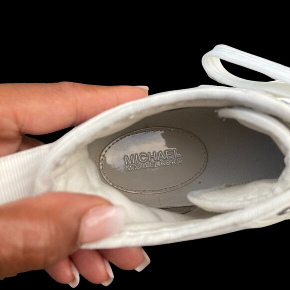 Michael Kors, Evy Leather High-Top sneaker - Picture 7 of 13